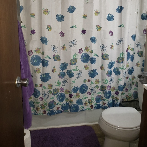 Floral Shower Curtain - Picture 2 of 2